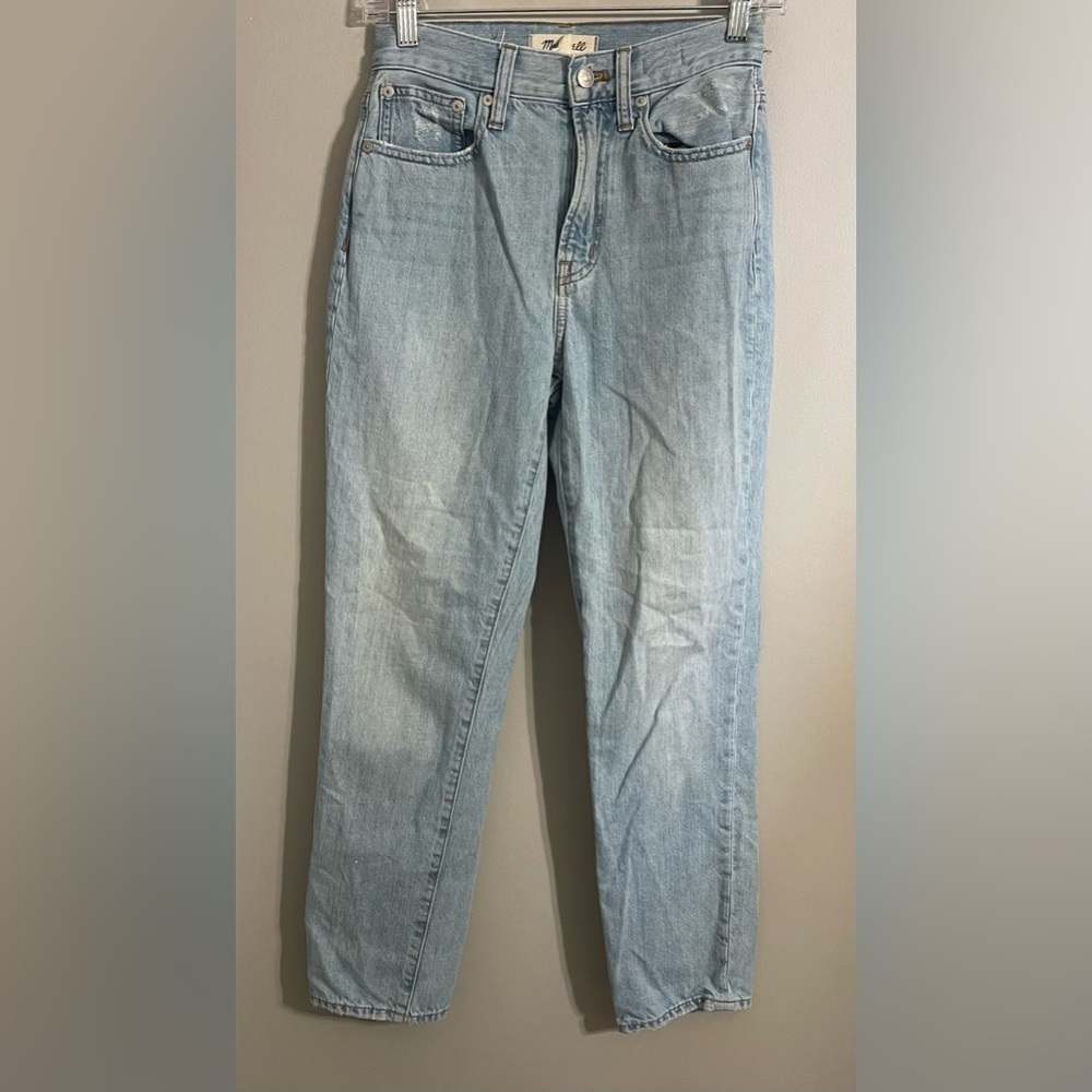 Madewell Women's Straight Leg Jeans in Light Blue